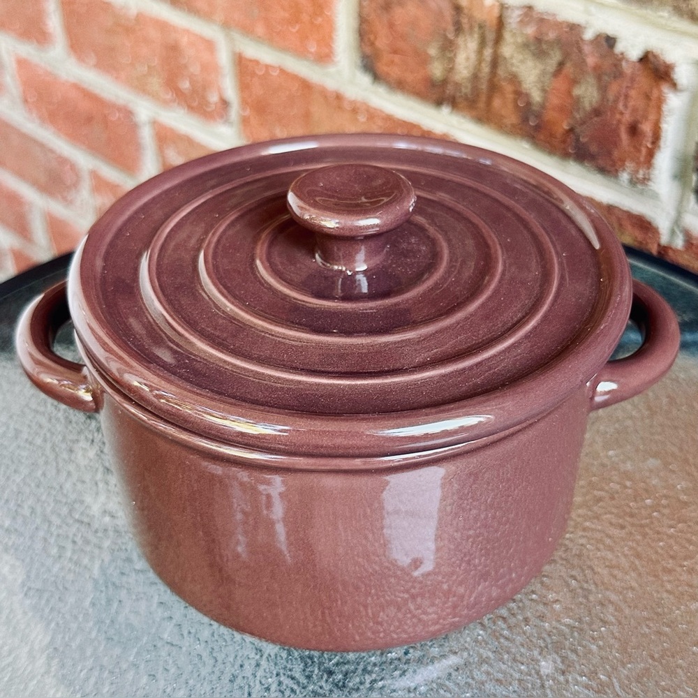 Target Bullseye Playground Fall Brown Ceramic Cocette Pot